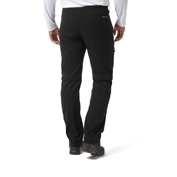 Craghoppers Mens Kiwi Pro II Konvertibla Byxor 42R Svart Black 42R