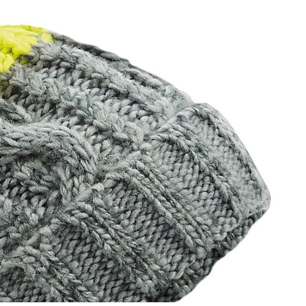Beechfield Unisex Vuxen Apres Cuffed Beanie One Size Ljusgrå Light Grey/Citron One Size