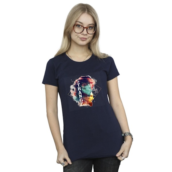 Marvel Dam/Kvinnor Doctor Strange Cloud Bomull T-shirt S Marinblå Navy Blue S