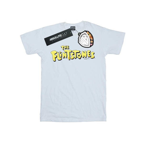 The Flintstones Dam/Dam Original Logo Bomull Boyfriend T- White L