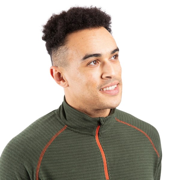 Trespass Mens Del Base Layer Top XL Ivy/Black Ivy/Black XL