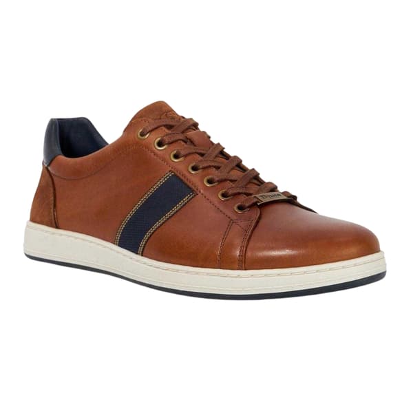Dune London Herr Trint Canvas Trainers 7 UK Tan Tan 7 UK