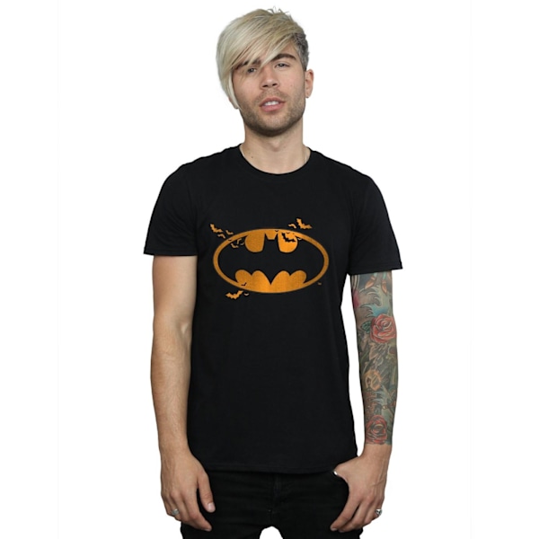 DC Comics Batman Halloween Logo T-shirt S Svart Black S