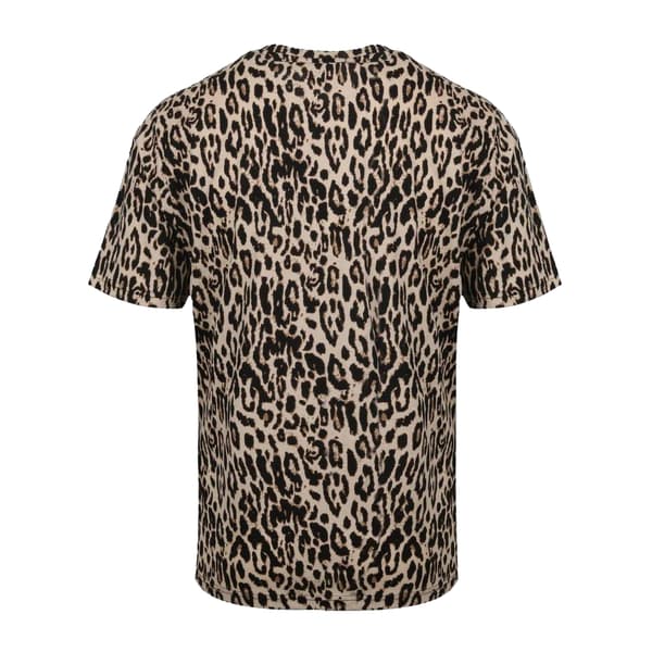 Miso Dam Leopard Heltäckande Tryckt T-shirt 12 UK Leopard Leopard 12 UK