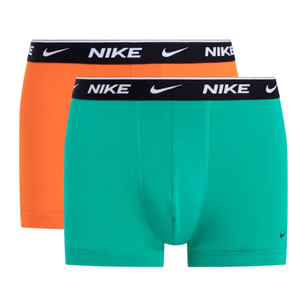 Nike Herr Boxerkalsonger (2-pack) M Grön/Orange Green/Orange M