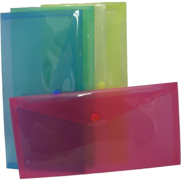 Anker Popper plånbok (paket med 5) One Size blå/grön/gul/clea Blue/Green/Yellow/Clear/Pink One Size