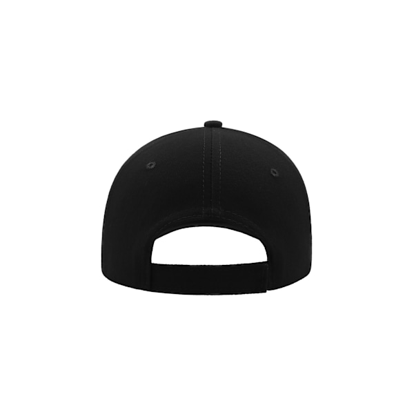 Atlantis Liberty Six borstad bomull 6 panel keps One Size Svart Black One Size