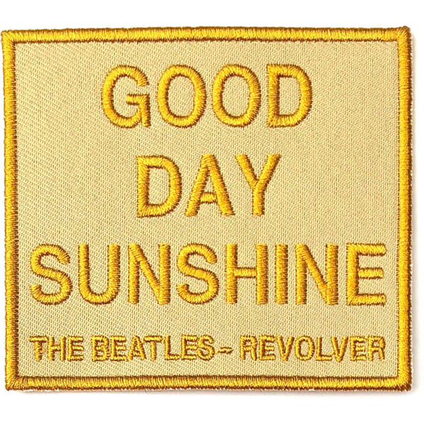 The Beatles Good Day Sunshine Patch One Size Guld Gold One Size