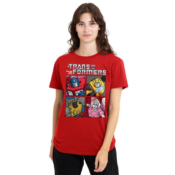 Transformers Dam/Dam Generations Retro Autobots Grid T-tröja Red M