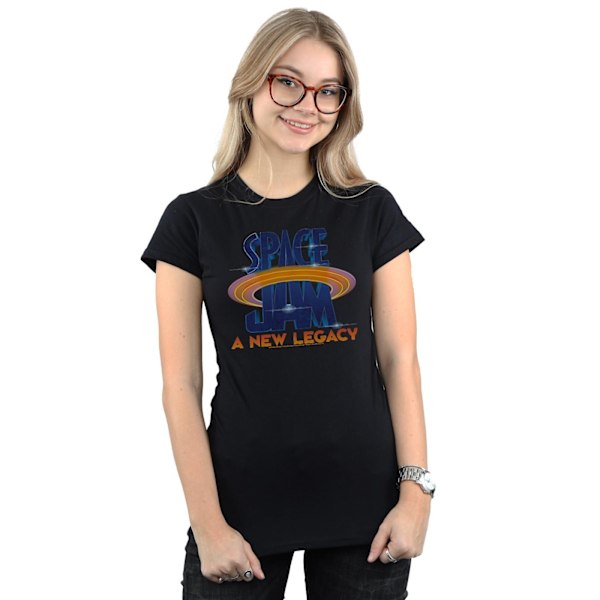 Space Jam: A New Legacy Dam/Dam Movie Logo Bomull T-shirt Black XXL