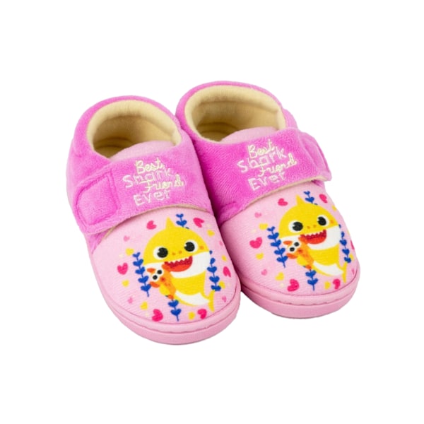 Baby Shark Girls Bästa Hajvän Tofflor 6 UK Barn Rosa Pink 6 UK Child