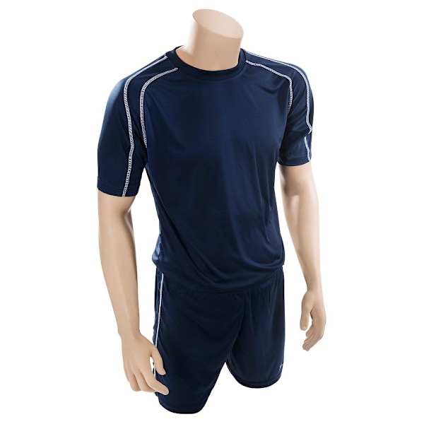 Precision Unisex Vuxen Lyon T-Shirt & Shorts Set S Marinblå/Vit Navy/White S