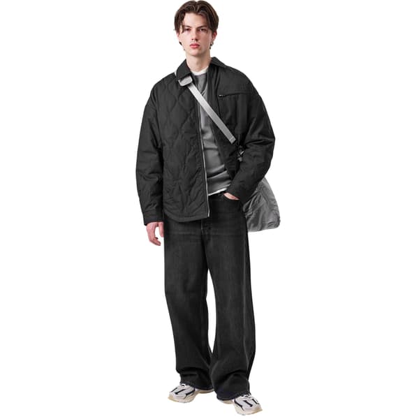 G-Star Herr Quilted Oversized Jacka M Mörk Svart Dark Black M
