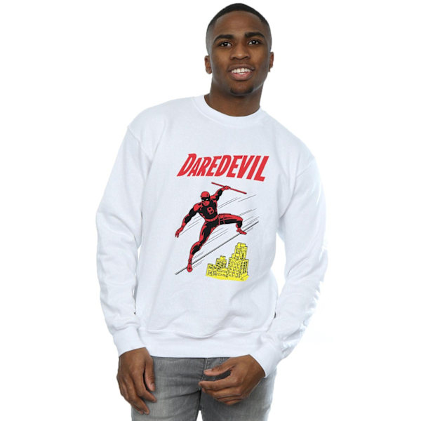 Marvel Daredevil Rooftop Sweatshirt 4XL Vit White 4XL