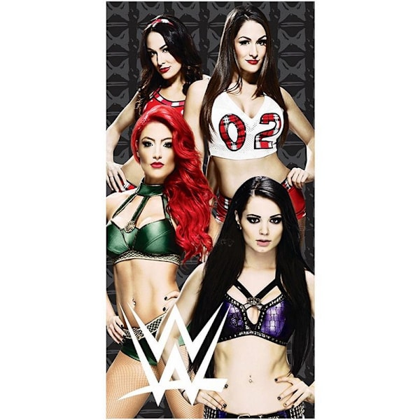WWE Divas Strandhandduk En Storlek Flerfärgad Multicoloured One Size