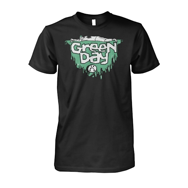 Green Day Unisex Vuxen Ledsen T-Shirt L Svart Black L