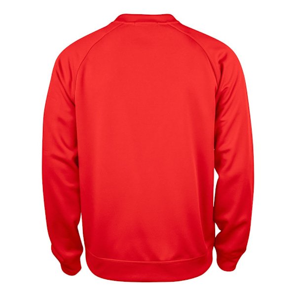 Clique Unisex Vuxen Basic Rundhalsad Aktiv Sweatshirt M Röd Red M