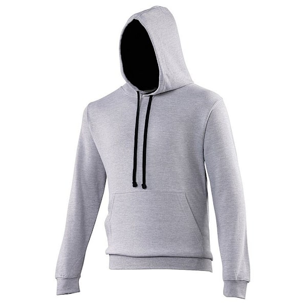 Awdis Varsity Hooded Sweatshirt / Hoodie M Heather Grey / Frenc Heather Grey / French Navy M