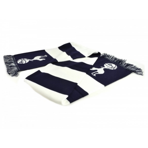 Tottenham Hotspur FC Officiell fotboll Jacquard Bar Scarf One S Navy/White One Size