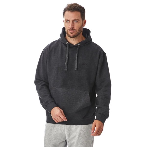 Iron Mountain Herr Fleecejacka med Huva M Kolgrå Charcoal Grey M