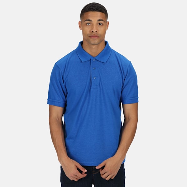 Regatta Professional Mens Classic 65/35 Kortärmad Poloskjorta Oxford Blue XL