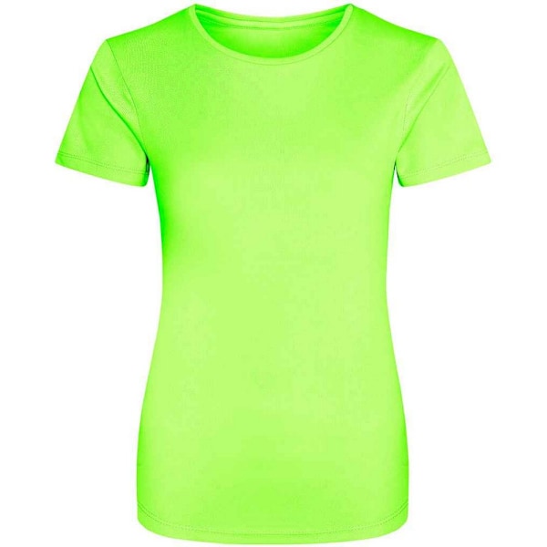 AWDis Just Cool Dam/Dam Sports Plain T-Shirt L Elektrisk Grön Electric Green L