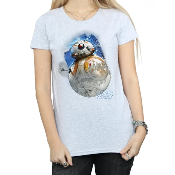 Star Wars: The Last Jedi Dam/Damer BB-8 Borstad Bomull T-shirt Sports Grey L