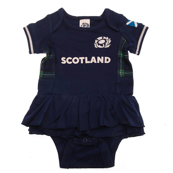 Scotland RU Baby Girls Tutu Kjole Body 3-6 Månader Marinblå Navy Blue 3-6 Months