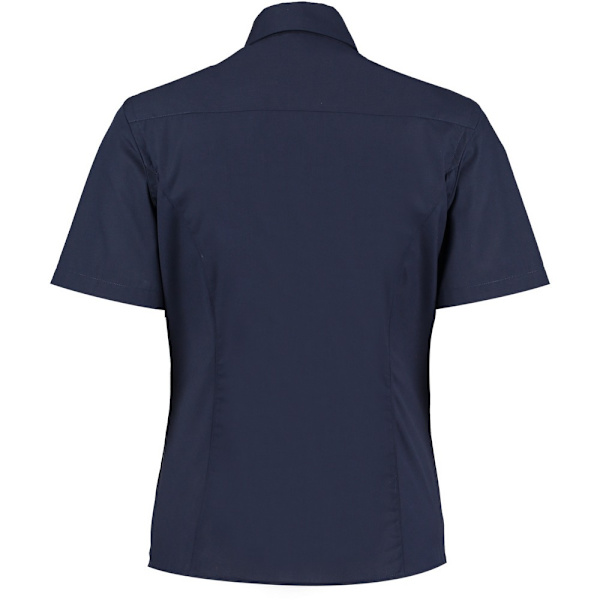 Kustom Kit Dam/Dam Kortärmad Business/Arbetsskjorta 16 Mörkblå Dark Navy 16