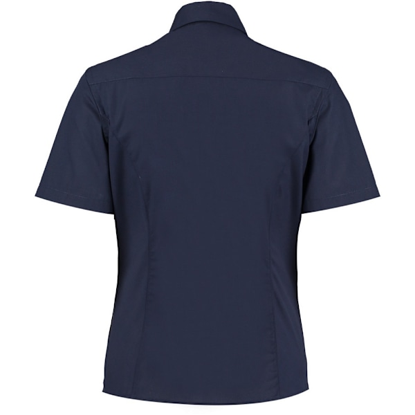 Kustom Kit Dam/Dam Short Sleeve Business/Work Shirt 14 Mörk Marinblå Dark Navy 14