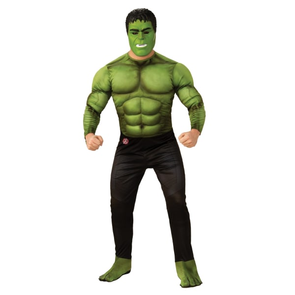 Hulk Herr Deluxe Kostym Standard Grön Green Standard