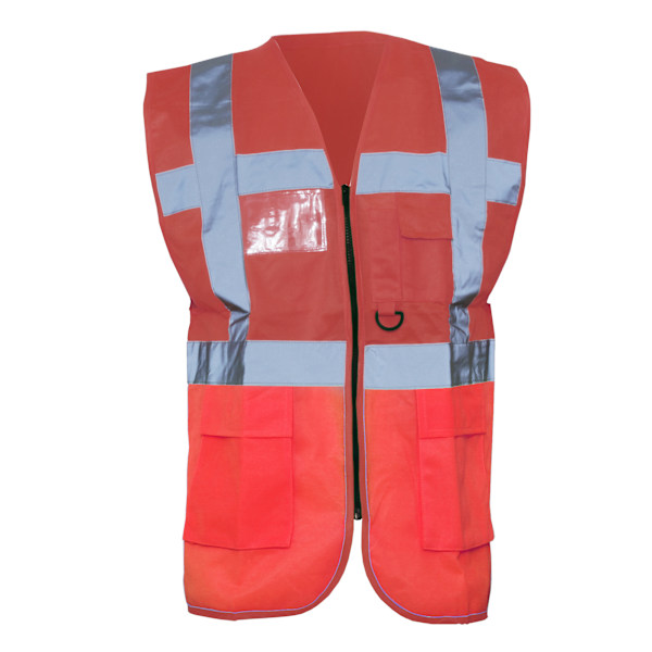 Yoko Hi-Vis Premium Executive/Manager Väst / Jacka (2-pack) Red L