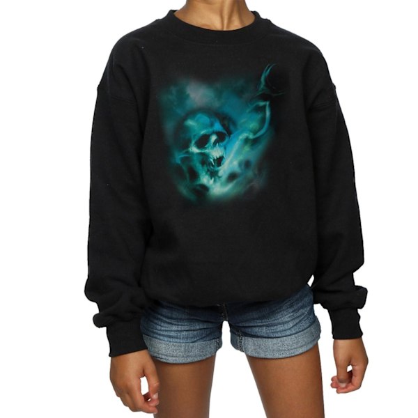 Harry Potter Flickor Voldemort Dark Mark Mist Sweatshirt 12-13 År Black 12-13 Years