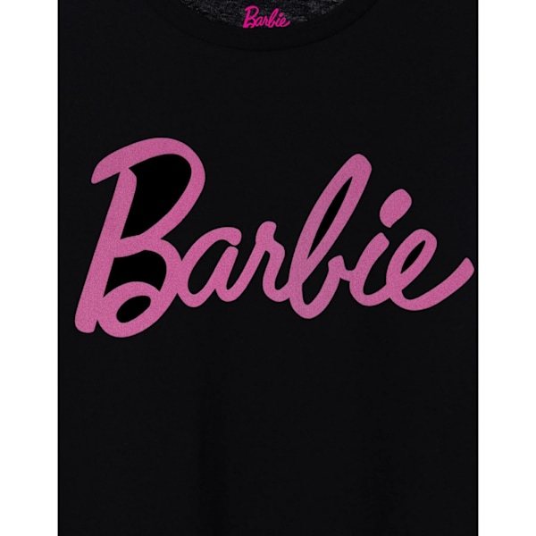 Barbie Dam/Kvinnor Klassisk Logotyp Kortärmad T-shirt S Svart Black S