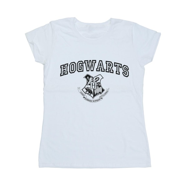 Harry Potter Dam/Dam Hogwarts Crest T-shirt bomull XL Whi White XL