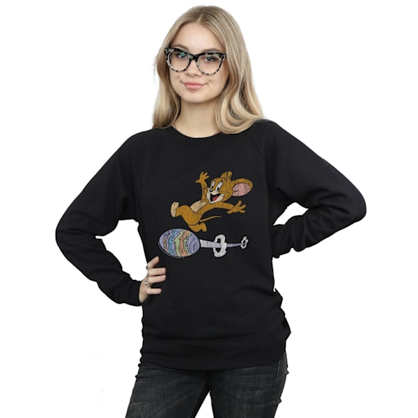 Tom And Jerry Dam/Damer Ägg Run Sweatshirt S Svart Black S