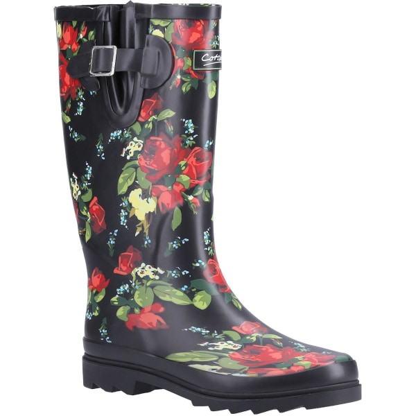 Cotswold Dam/Dam Blossom Wellington Boots 8 UK Grå/Rosa Grey/Pink 8 UK