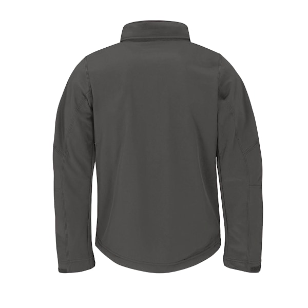B&C Herr Huvtröja Softshell Andningsbar, Vattentät & Vindtät Ja Dark Grey XL