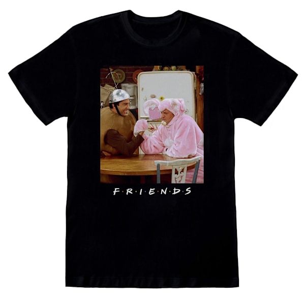 Friends Boys Ross And Chandler Arm Wrestling T-Shirt 5-6 år Black 5-6 Years