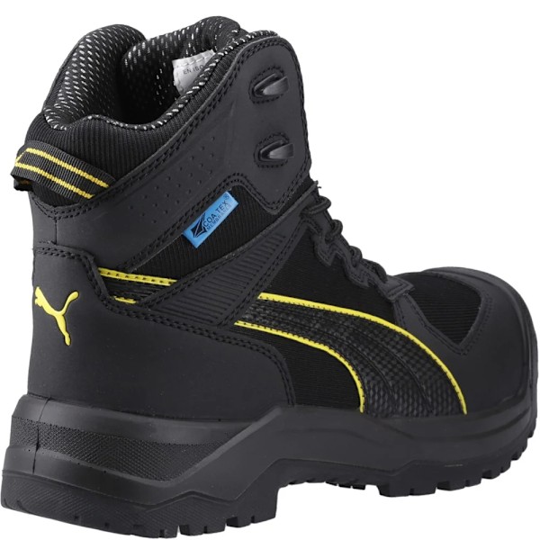 Puma Safety Herr Rock Tunga Vattentäta Vandringskängor 8 UK Black/Yellow 8 UK