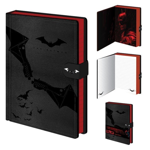 Batman Notebook A5 Svart/Röd Black/Red A5