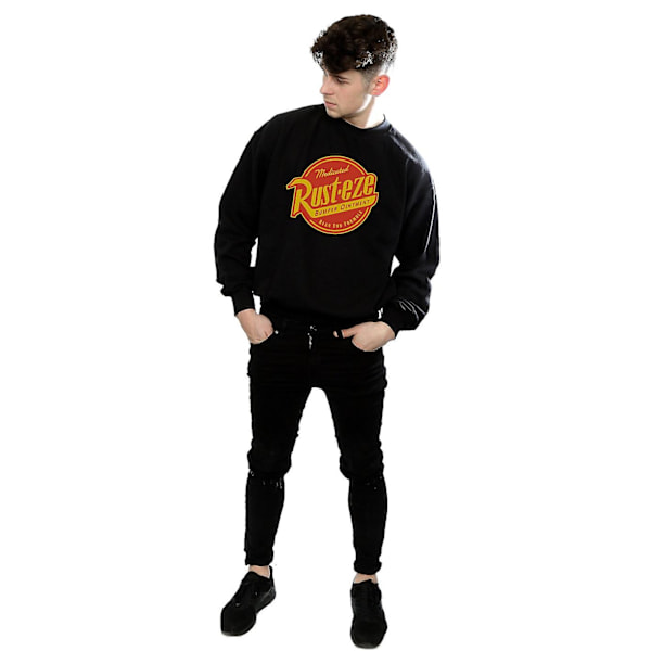 Cars Herr Rust-Eze Logotyp Sweatshirt L Svart Black L