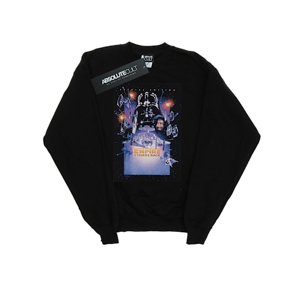 Star Wars Girls Episode V Film Affisch Sweatshirt 5-6 År Bla Black 5-6 Years