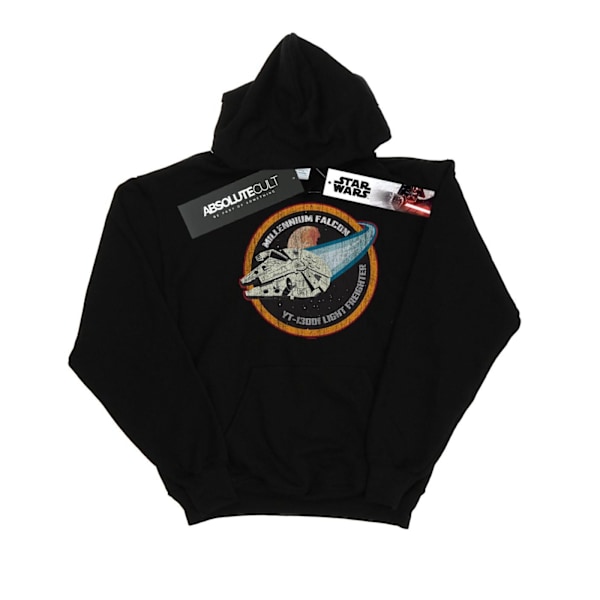Star Wars Herr Millennium Falcon Badge Hoodie XXL Svart Black XXL