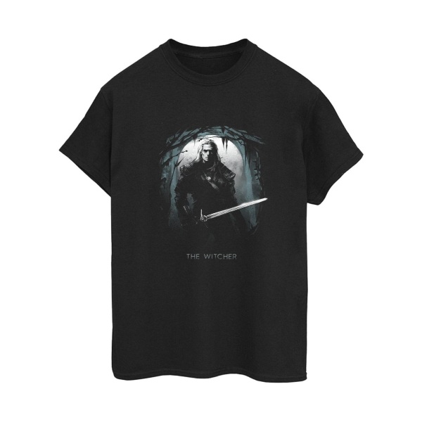 Netflix Womens/Ladies The Witcher Geralt Of The Night Cotton Bo Black L