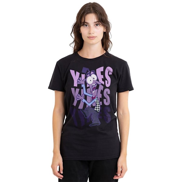 Insidan Ut 2 Unisex Vuxen Rädsla T-Shirt S Svart Black S