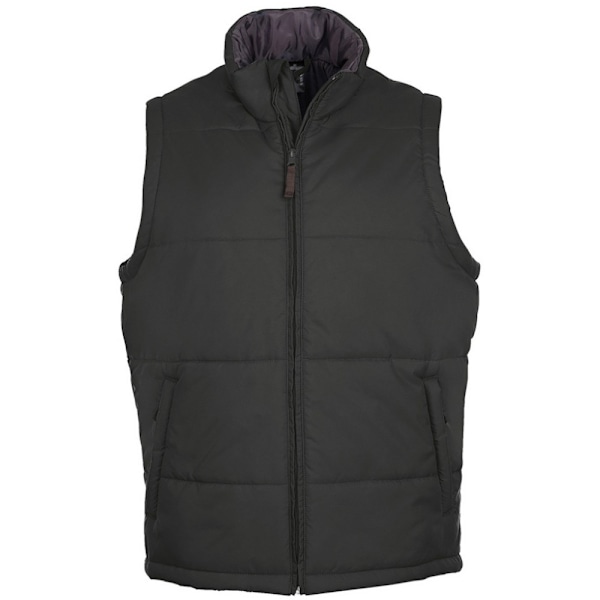 SOLS Varm Unisex Vadderad Bodywarmer Jacka 5XL Charcoal Charcoal 5XL