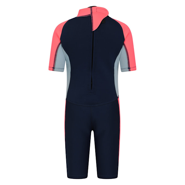 Mountain Warehouse Barnkläder/Barn Kontrastpanel Våtdräkt 7-8 År Fuchsia Fuchsia 7-8 Years