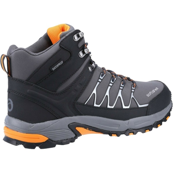 Cotswold Mens Abbeydale Mid Hiking Boots 12 UK Grå/Orange Grey/Orange 12 UK