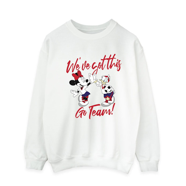 Disney Mens Minnie Daisy We´ve Got This Sweatshirt XXL Vit White XXL